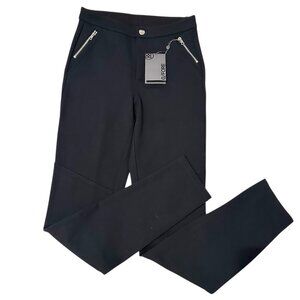 G/FORE Double Knit Moto Legging Onyx Black Ponte Golf Pants Women Size 0 New